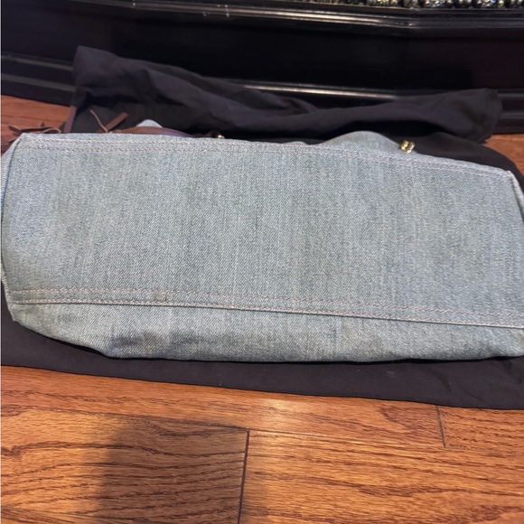 Authentic Gucci Soho Chain GG Denim Shoulder Bag - Picture 7 of 11